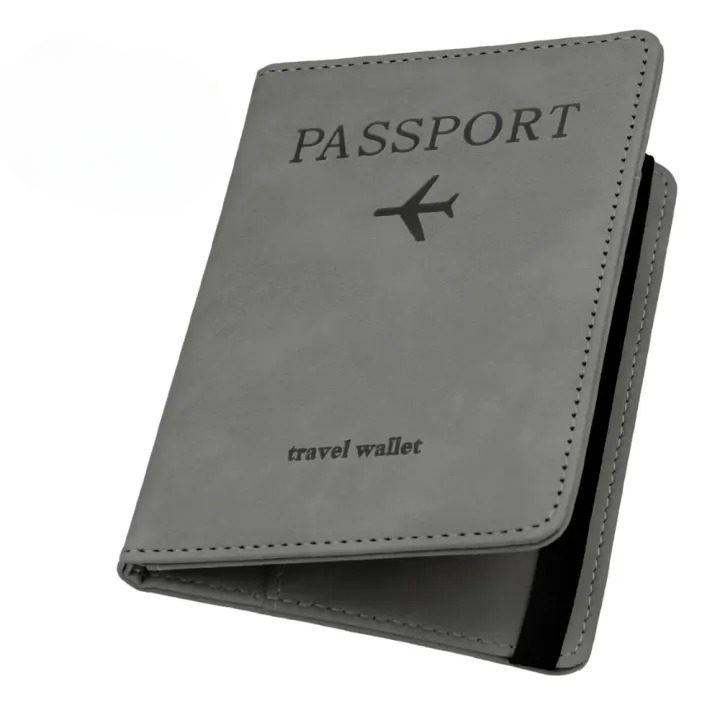 Passport Travel Wallet Organizer Durable Secure Multi Compartment Design For Passports Cards Money And Travel Essentials | Random Colour