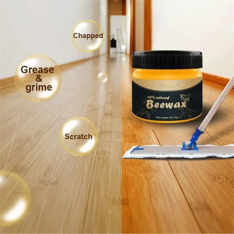 Mintiml 100% Natural Beeswax Furniture Polish For Wood Seasoning - 80g